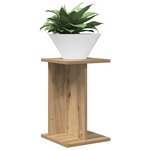 vidaXL Support de Plante 2 pièces Chêne artisanal 25 x 25 5 x 40 5 cm