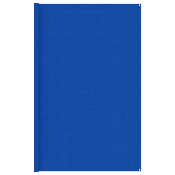 vidaXL Tapis de tente 300x600 cm Bleu PEHD