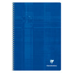 Cahier spirales clairefontaine metric - a4 21 x 29 7 cm - grands carreaux - 100 pages