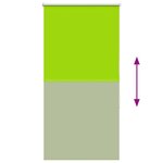 vidaXL Store enrouleur occultant largeur du tissu 80 7 cm polyester