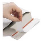 Pochette carton plat blanche à fermeture adhésive 17 3x24 8 cm (lot de 100)