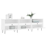 vidaXL Meuble TV blanc 150x30x44 5 cm bois d'ingénierie