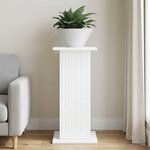vidaXL Support de Plante Blanc 30 5 x 30 x 60 5 cm Bois d'ingénierie
