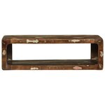 vidaXL Meuble TV 80 x 30 x 25 cm Bois massif de récupération