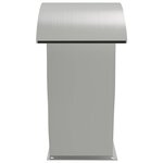 vidaXL Fontaine de piscine avec LED 22x60x70 cm Acier inoxydable 304