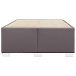 vidaXL Cadre de lit gris 120x190 cm similicuir