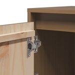 vidaXL Tables de chevet 2Pièces Marron miel 40x30x40cm Bois de pin solide