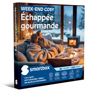 SMARTBOX - Coffret Cadeau Week-end Cosy - Échappée gourmande - Séjour