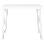 vidaXL Table de camping blanc 79x56x64 cm PP aspect de bois