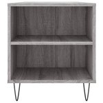vidaXL Table basse sonoma gris 102x44 5x50 cm bois d'ingénierie