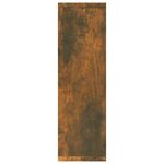 vidaXL Étagère murale Chêne fumé 85x16x52 5 cm Bois d'ingénierie