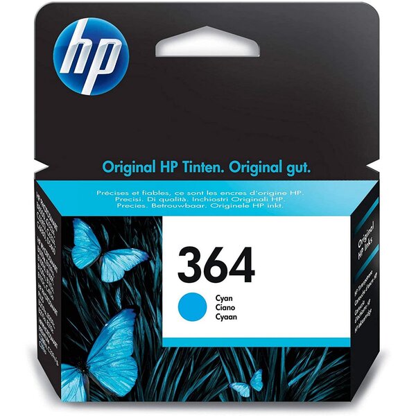 Cartouche d'encre original n° 364 (cb318ee) 300 pages cyan hp