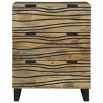 vidaXL Buffet Marron 60 x 33.5 x 75 cm Bois de manguier massif