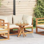 vidaXL Table basse Marron 55 x 55 x 51 cm Bois de teck solide
