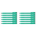 Roller Encre Ball R50 Recycology Pointe Moyenne Rouge x 12 PENTEL