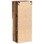 Meuble TV vidaXL avec lumières LED en vieux bois 40 5x30x102 cm
