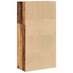 vidaXL Bibliothèque vieux bois 60x30x114 cm bois d'ingénierie