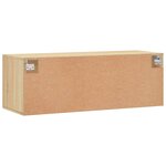 vidaXL Armoire murale chêne sonoma 100x36 5x35 cm bois d'ingénierie