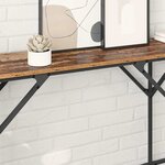 vidaXL Table console Bois ancien 180 x 29 x 75 cm Bois d'ingénierie