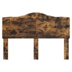 vidaXL Tête de lit Chêne fumé 160 cm Bois d'ingénierie