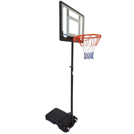 Panier de basket sur pied mobile "orlando" hauteur réglable de 1 6m à 2 10m