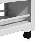 VidaXL Chariot de cuisine BODO blanc et marron 67 5x45x80 cm