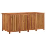 vidaXL Boîte de rangement de jardin 175x80x75 cm bois massif d'acacia
