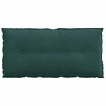 vidaXL Coussin de Dos Vert foncé 100 x 50 cm Tissu en velours côtelé