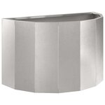 vidaXL Jardinière Argent 60 x 30 x 35 cm Acier inoxydable