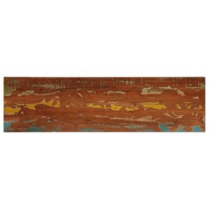 vidaXL Dessus de table 120x40x2 5cm rectangulaire bois massif récupéré