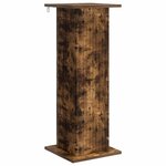 vidaXL Support de Plante 2 pc Chêne fumé 30 5 x 30 x 80 5 cm
