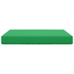 vidaXL Coussin de canapé d'extérieur Polyester Vert 80 x 80 cm