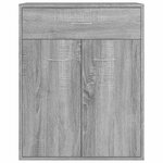vidaXL Buffet Sonoma gris 60x30x75 cm Bois d'ingénierie