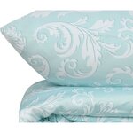 Parure de lit - housse de couette 220 x 240 + 2 taies d'oreiller 60 x 60 - Satiné coton - Blanc