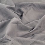 Vidaxl rideaux avec anneaux en métal 2 pièces coton 140x245 cm gris