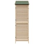 vidaXL Abri de jardin Naturel 59 x 56 x 176 cm Bois de Sapin Massif