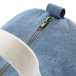 Sac voyage polochon denim - bg646 - bleu clair