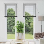 vidaXL Store de Fenêtre Gris foncé 80 x 220 cm Aluminium