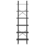 vidaXL Étagère de rangement Gris 60x30x210 cm Bois d'ingénierie