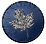 Pièce de monnaie 50 dollars feuilles d’érable dans le vent 2022 – argent be