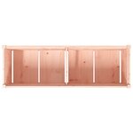 vidaXL Jardinière 150x50x50 cm bois massif douglas