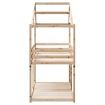 vidaXL Lit superposé sans matelas 90x200 cm bois de pin massif