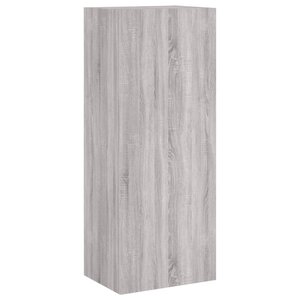 vidaXL Meuble TV mural sonoma gris 40 5x30x102 cm bois d'ingénierie