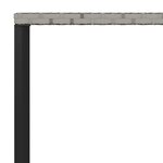 vidaXL Ensemble à manger de jardin et coussins 2 Pièces gris rotin