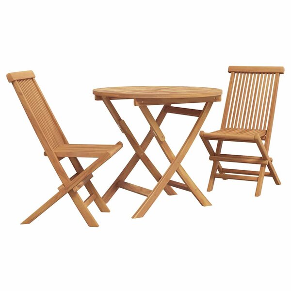 vidaXL Set de salle à manger de jardin 2 Pièces Marron