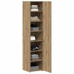 vidaXL Haut Armoire chêne artisanal 40 x 42 5 x 185 cm