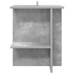 vidaXL Table basse 2 Pièces Gris béton 40 x 30 x 49 cm Bois d'ingénierie