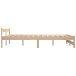 vidaXL Cadre de lit de palette 180x200 cm Bois de pin massif