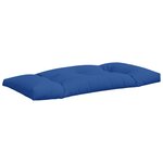 vidaXL Coussins de palette 3 Pièces bleu royal tissu