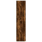 vidaXL Buffet haut chêne fumé 80x42 5x185 cm bois d'ingénierie